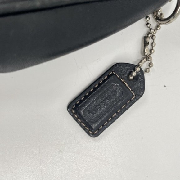 Vintage Coach G2K-7785 Hampton Black Leather Demi Baguette Handbag Purse - Picture 3 of 7